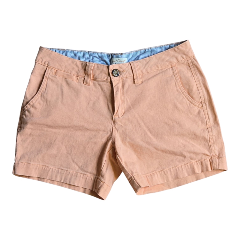 Red Camel Orange Bermudas Casual Shorts